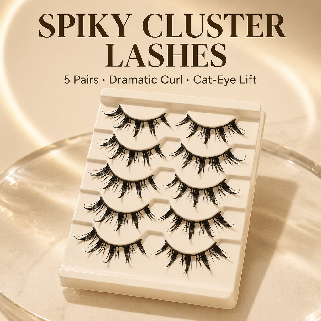 Eyelash Extension Japanese Style - Cosplay Fake Eyelashes 5Pcs Little Devil