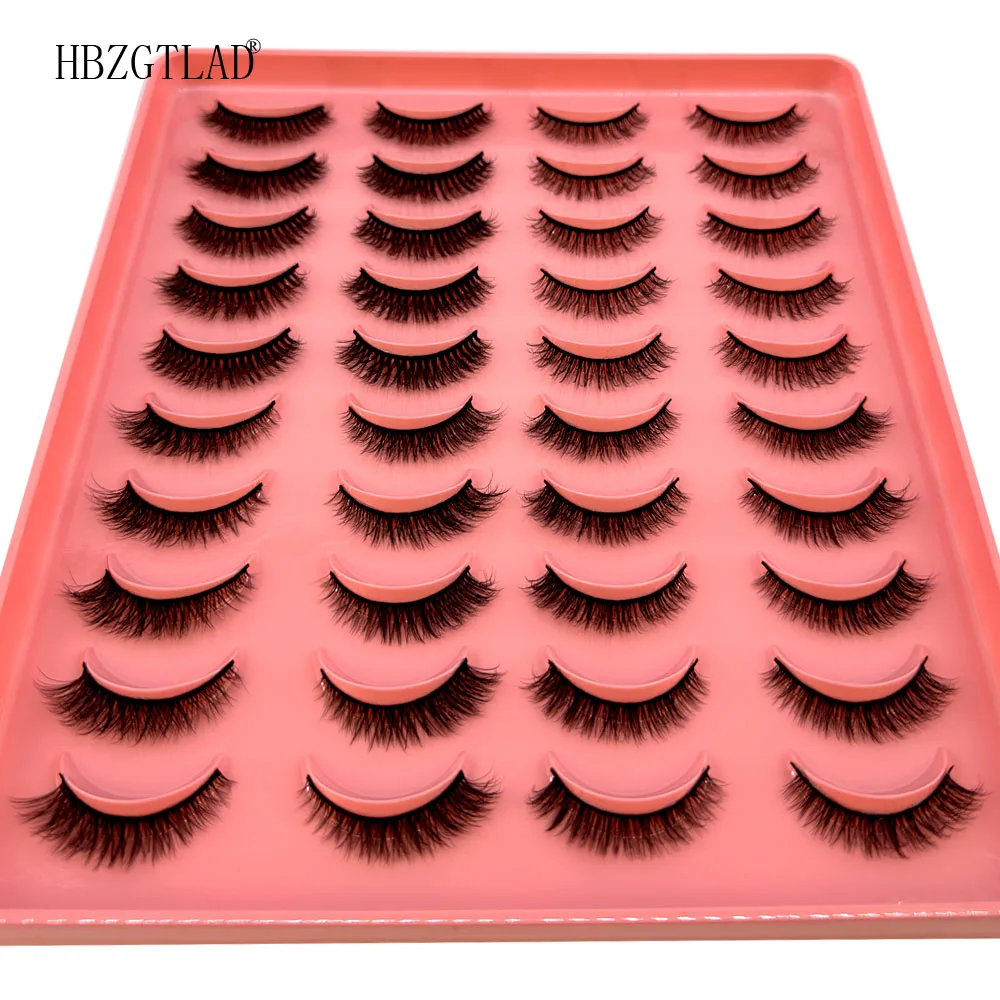 Eyelash Extension Cat Eye - AMSDCN Natural Lashes Short Eyelashes Wispy