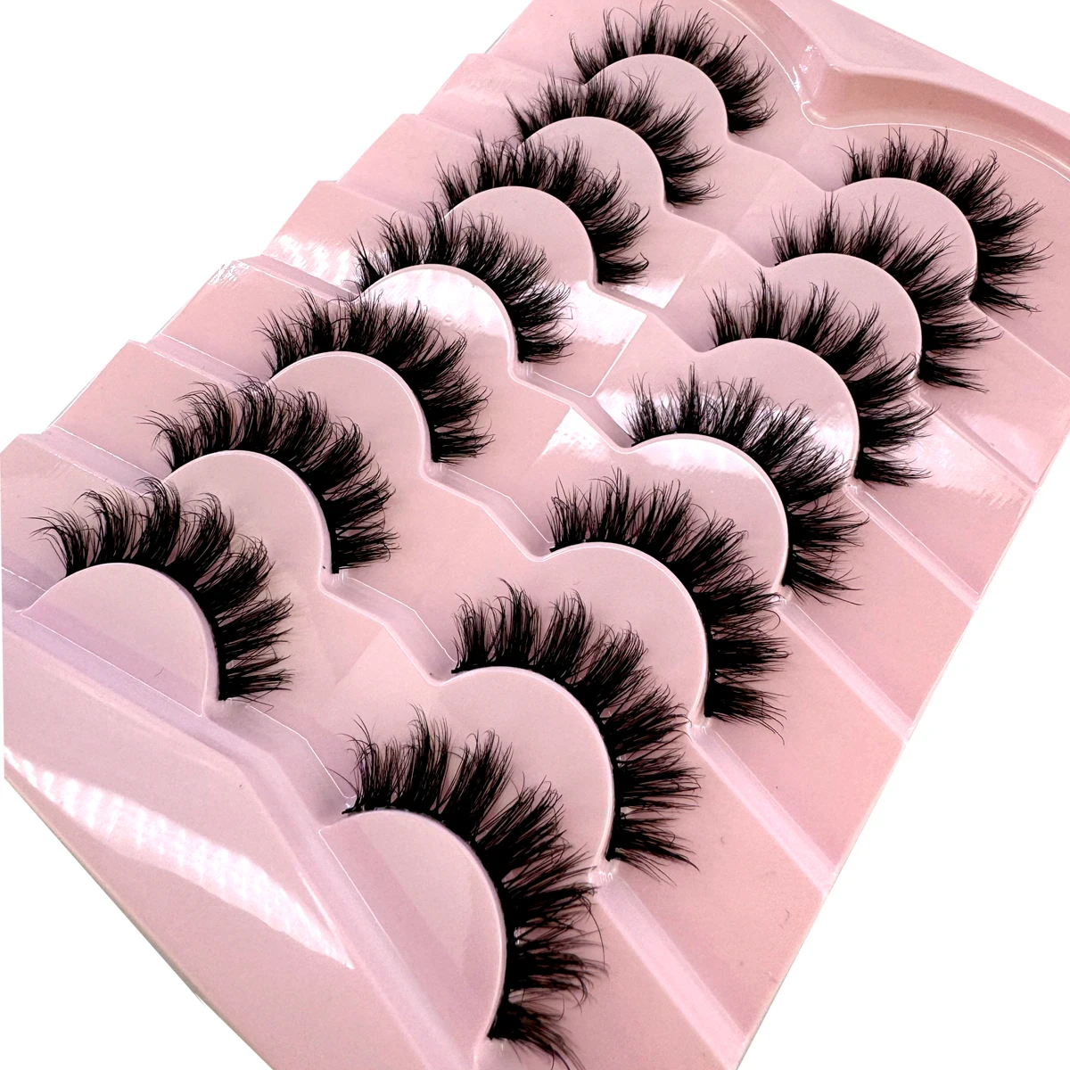 Eyelash Extension Cat Eye - AMSDCN 7 Pairs Fluffy Cat Eye