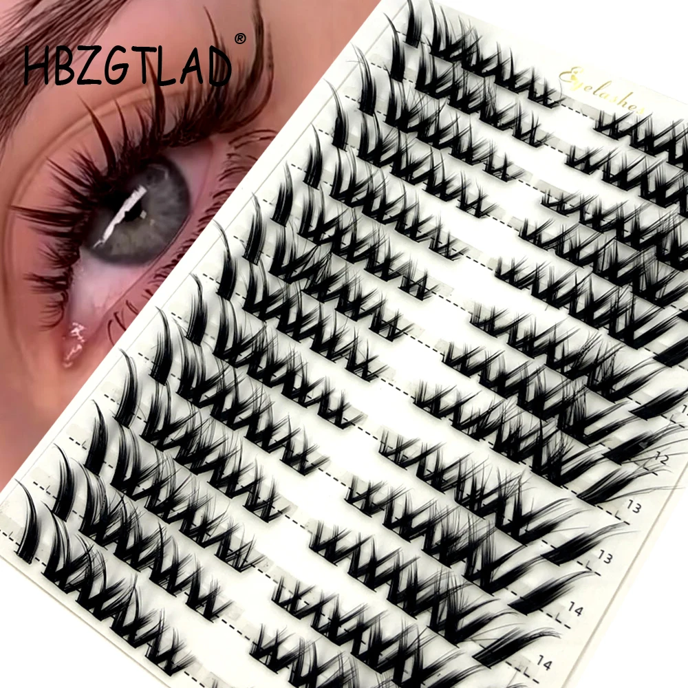 Eyelash Extension Cat Eye - Single Cluster Eyelash Extension Mix 3D