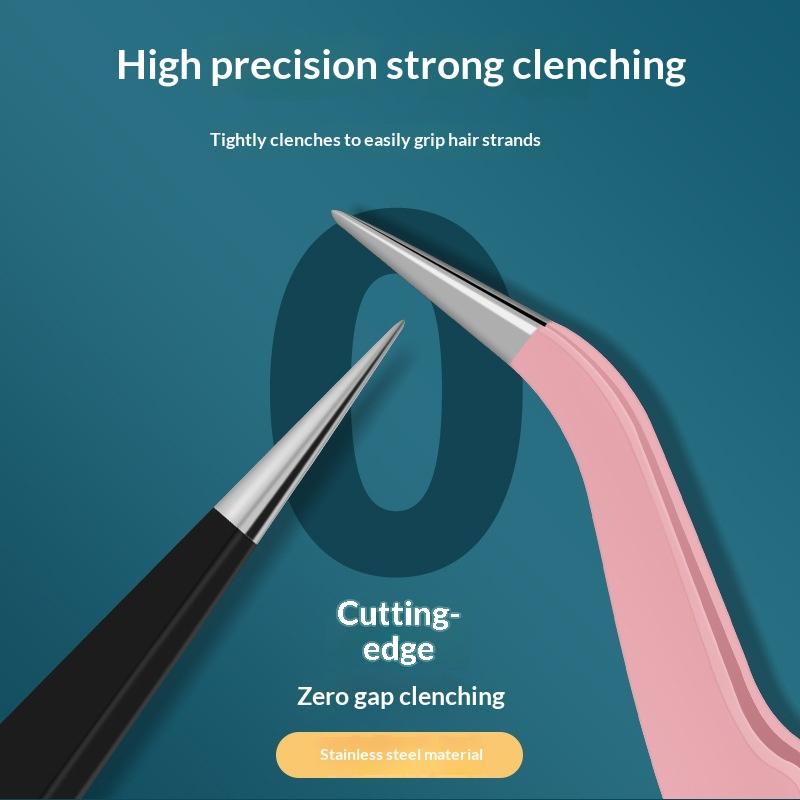 Eyelash Extension Home Service - Stainless Steel Tweezers Precision DIY Eyelash