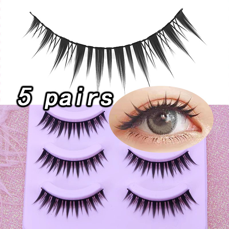 Handmade 5 Pairs Japanese Styl - Eyelash Extension Japanese Style recension och pris