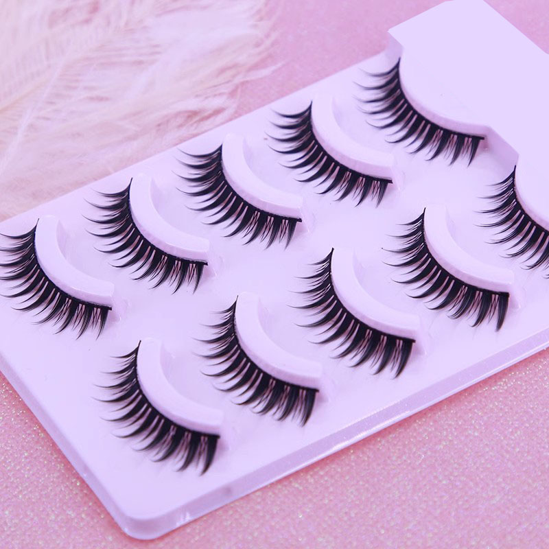 Handmade 5 Pairs Japanese Styl - Eyelash Extension Japanese Style recension och pris