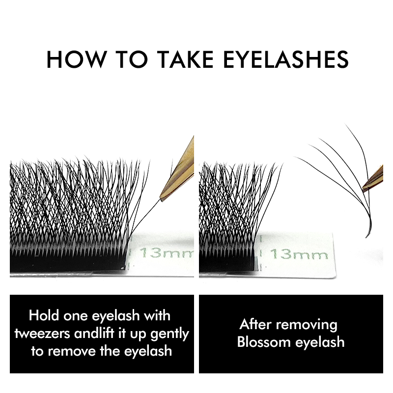 NATUHANA W-Shaped 4D 5D Volume - Eyelash Extension For Asian Eyes recension och pris