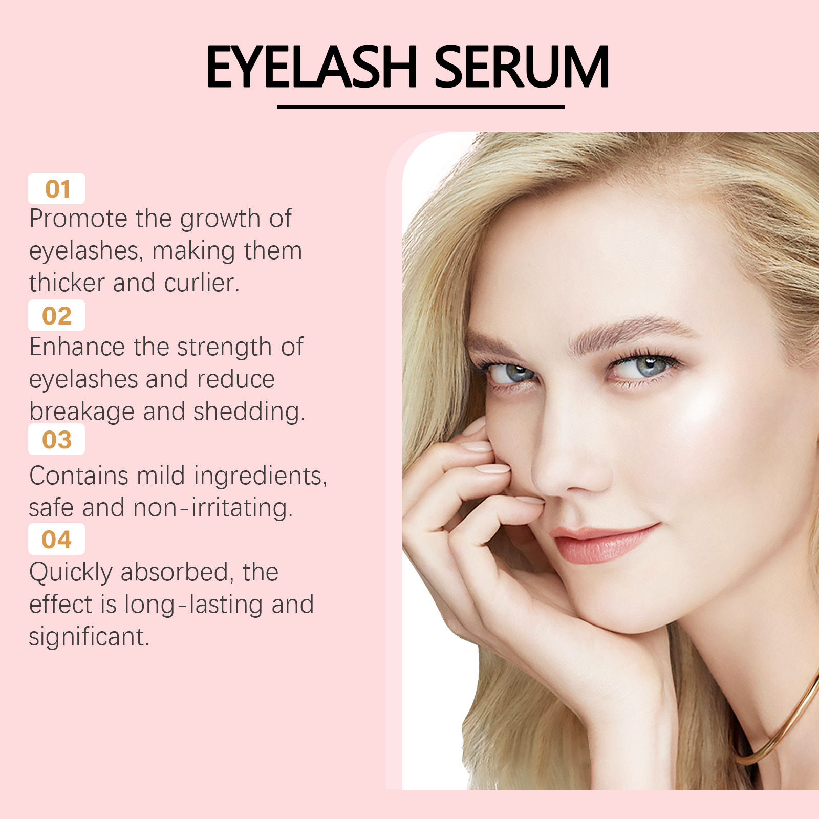 Eyelash Enhancer Serum Nourish - Eyelash Extension For Asian Eyes recension och pris