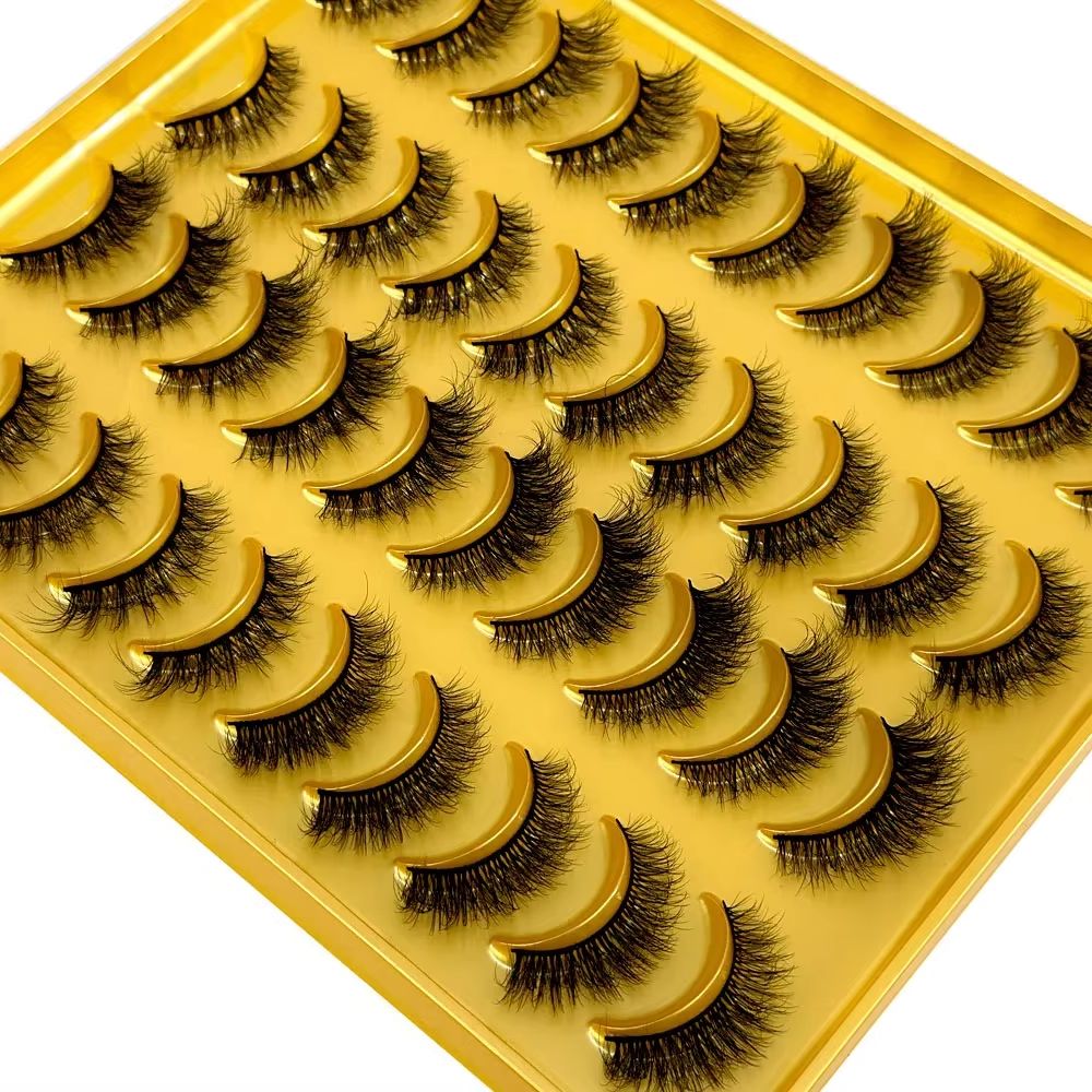 AMSDCN Natural Lashes Short Ey - Eyelash Extension Cat Eye recension och pris