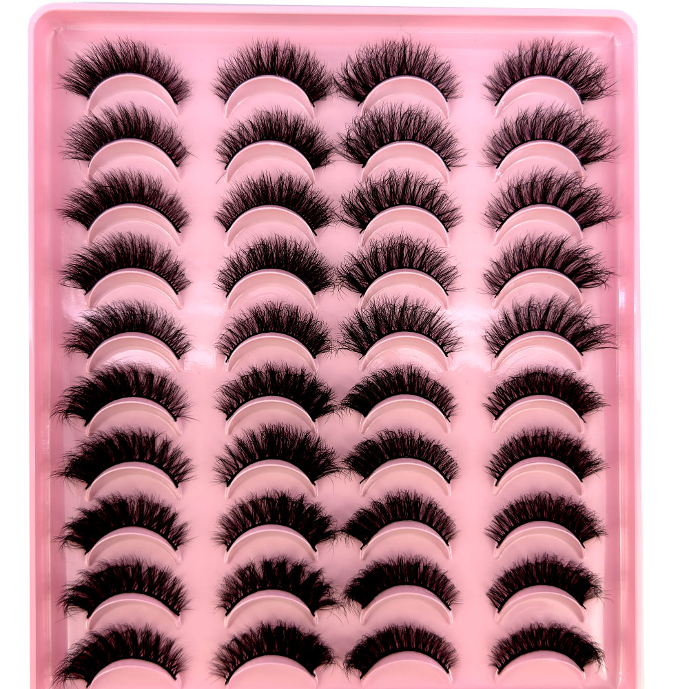 AMSDCN Natural Lashes Short Ey - Eyelash Extension Cat Eye recension och pris