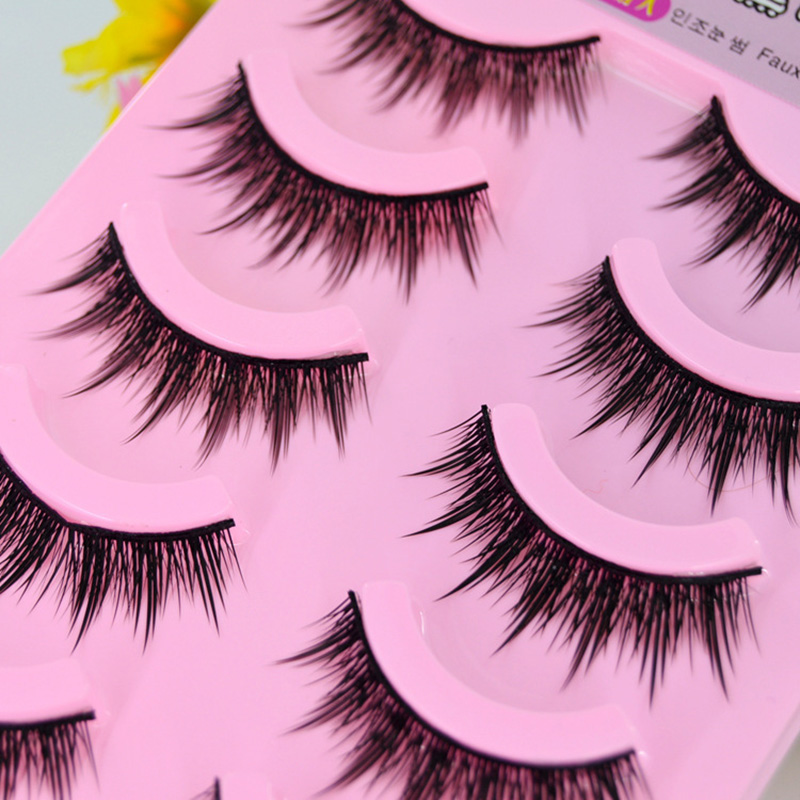 5 Pairs Long Thick Natural Jap - Eyelash Extension Japanese Style recension och pris