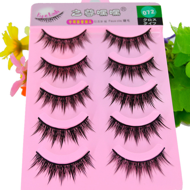 5 Pairs Long Thick Natural Jap - Eyelash Extension Japanese Style recension och pris