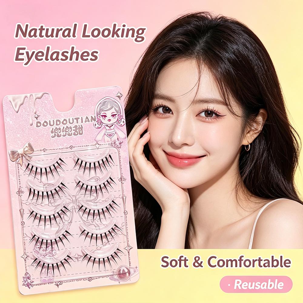 5 Pairs Natural False Eyelashe - Eyelash Extension Japanese Style recension och pris