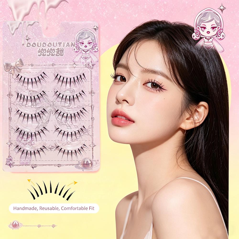 5 Pairs Natural False Eyelashe - Eyelash Extension Japanese Style recension och pris