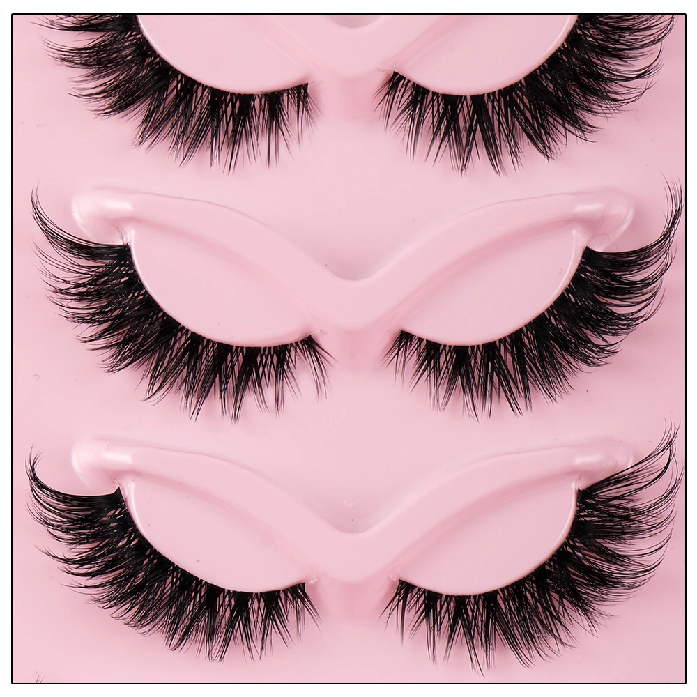 Cat Eye 5 Pairs 3D Natural Fal - Eyelash Extension Cat Eye recension och pris