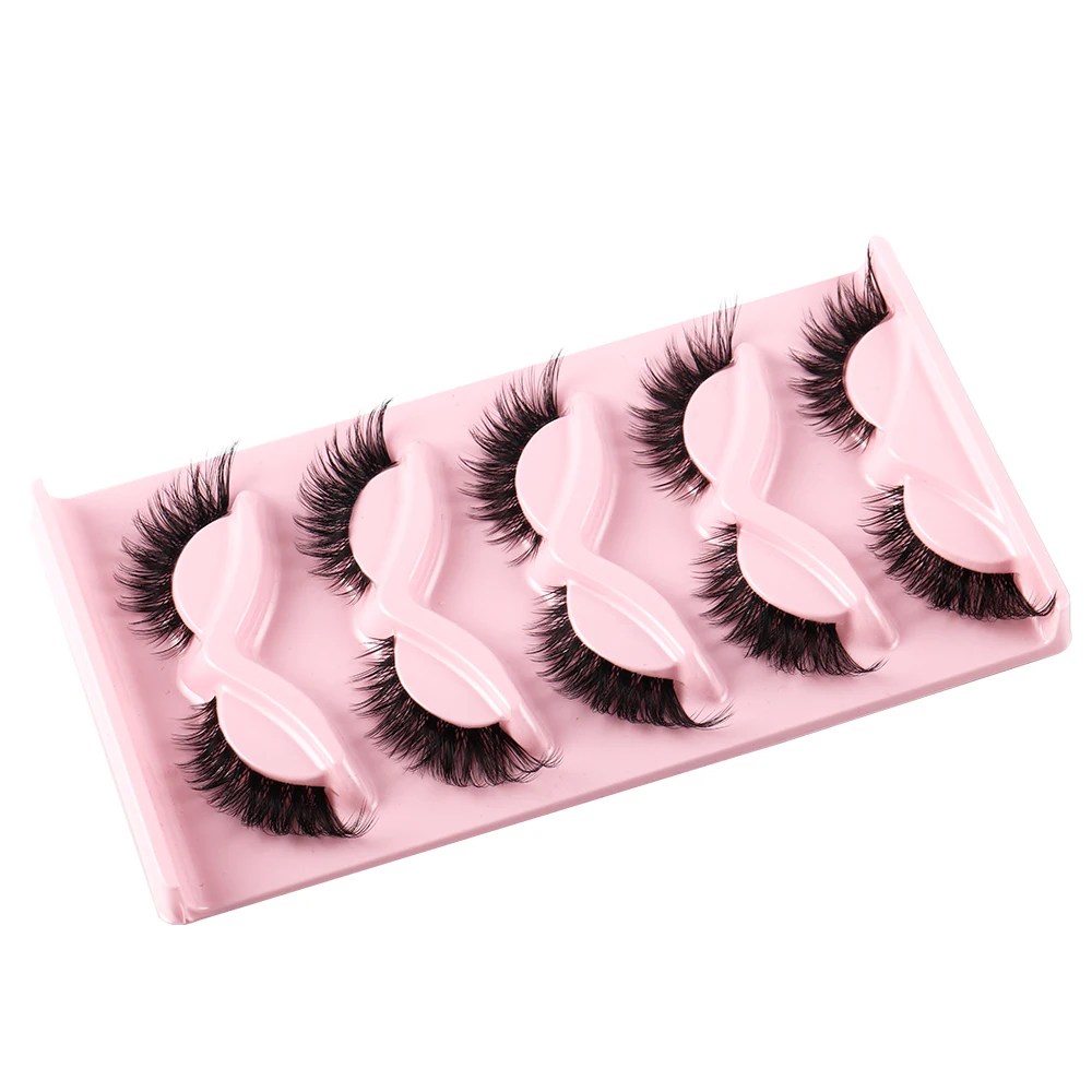 Cat Eye 5 Pairs 3D Natural Fal - Eyelash Extension Cat Eye recension och pris