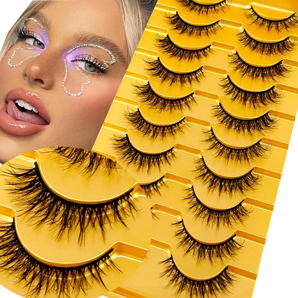 HBZGTLAD Cat Eye Lashes Faux M - Eyelash Extension Cat Eye recension och pris