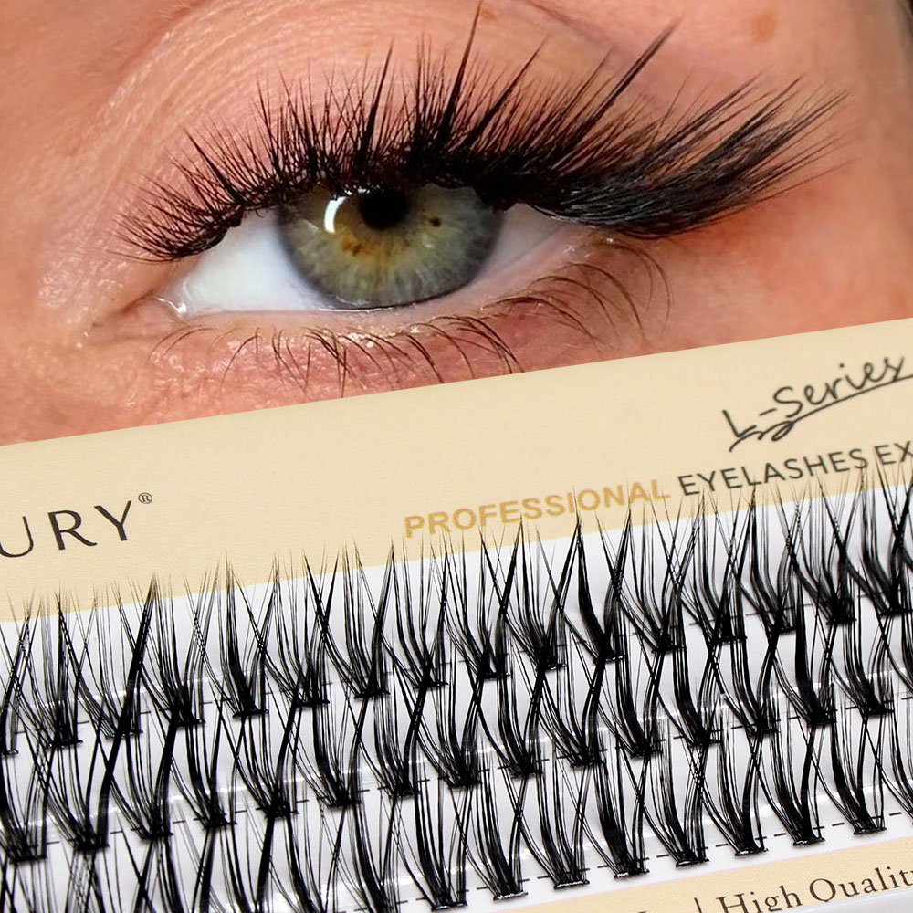 60pcs 30D C/D/L Curl Cluster E - Eyelash Extension Cat Eye recension och pris