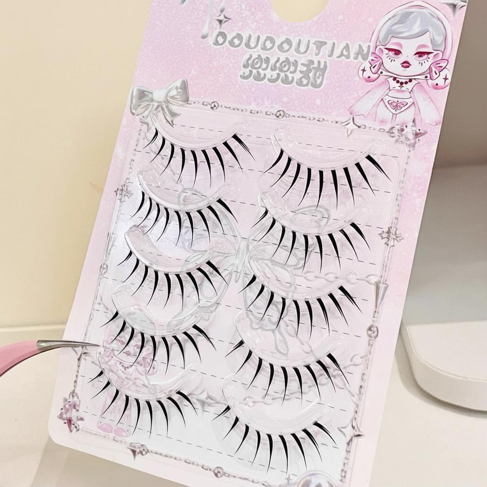 5 Pairs Natural False Eyelashe - Eyelash Extension Japanese Style recension och pris