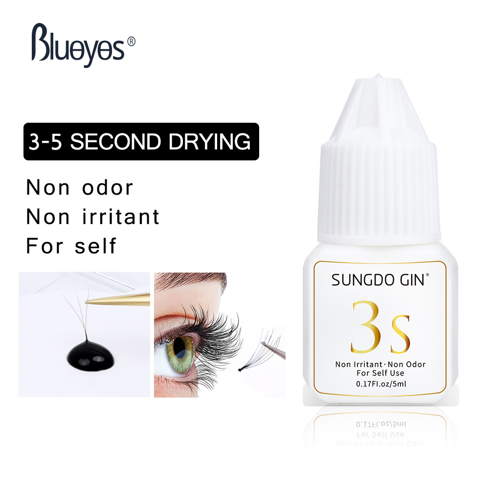 Eyelash Extension Glue 3S Fast - Eyelash Extension Eye Irritation recension och pris