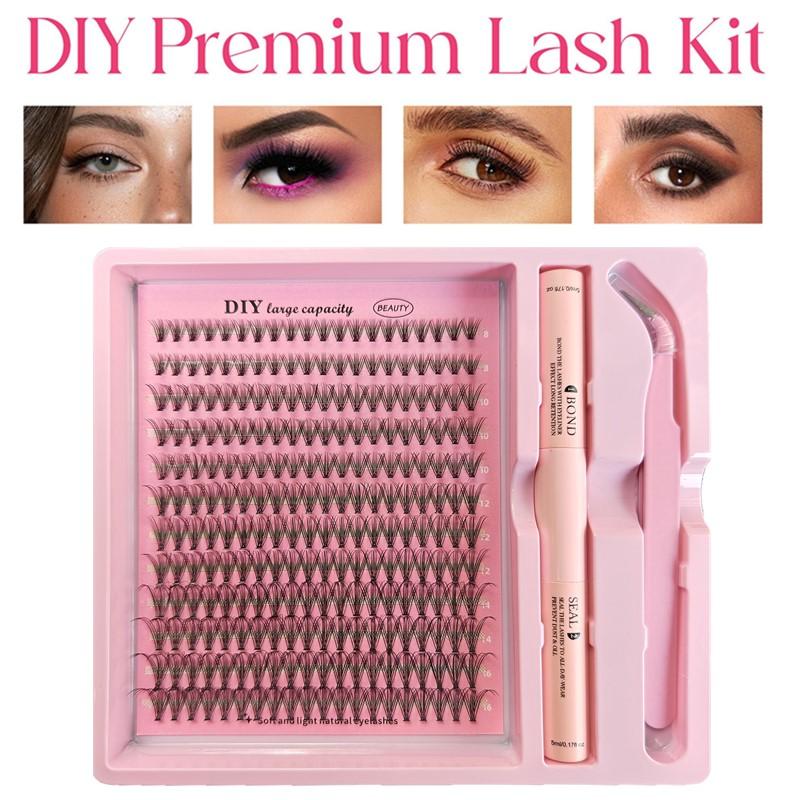 DIY Cluster Lash Extension Kit - Eyelash Extension Home Service recension och pris