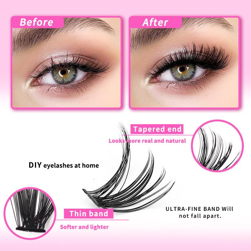 DIY Cluster Lash Extension Kit - Eyelash Extension Home Service recension och pris
