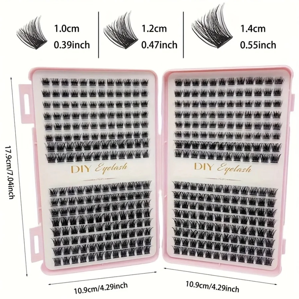 384pcs Individual Lashes Eyela - Eyelash Extension Home Service recension och pris