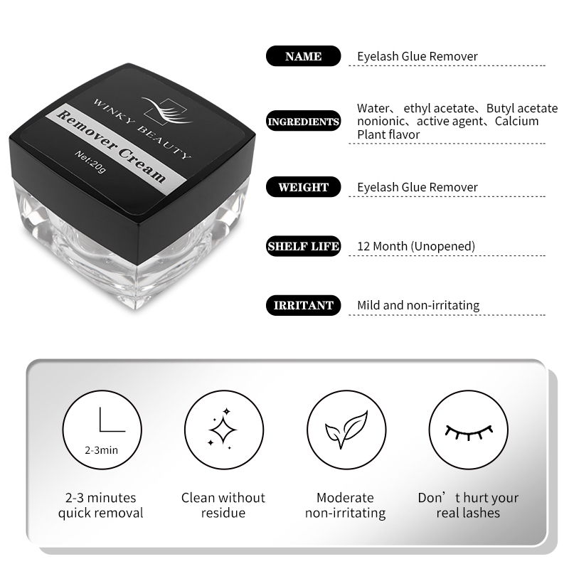 20g  Eyelash Extension Glue Re - Eyelash Extension Gel Remover recension och pris