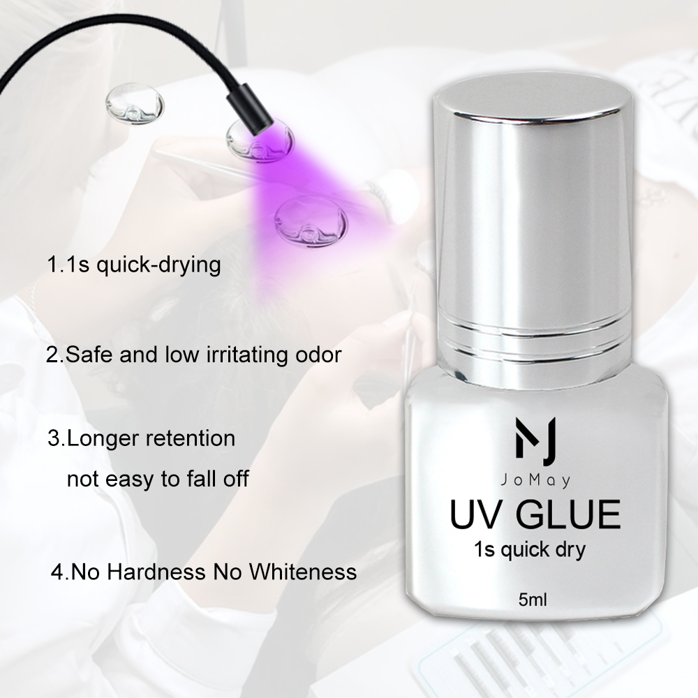 JOMAY UV Glue Strong Long Last - Eyelash Extension Eye Irritation recension och pris
