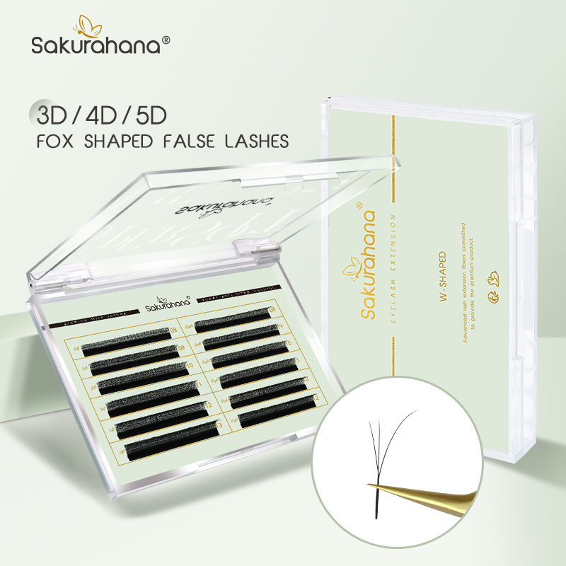 SAKURAHANA Fox 3D 4D 5D Shaped - Eyelash Extension Cat Eye recension och pris
