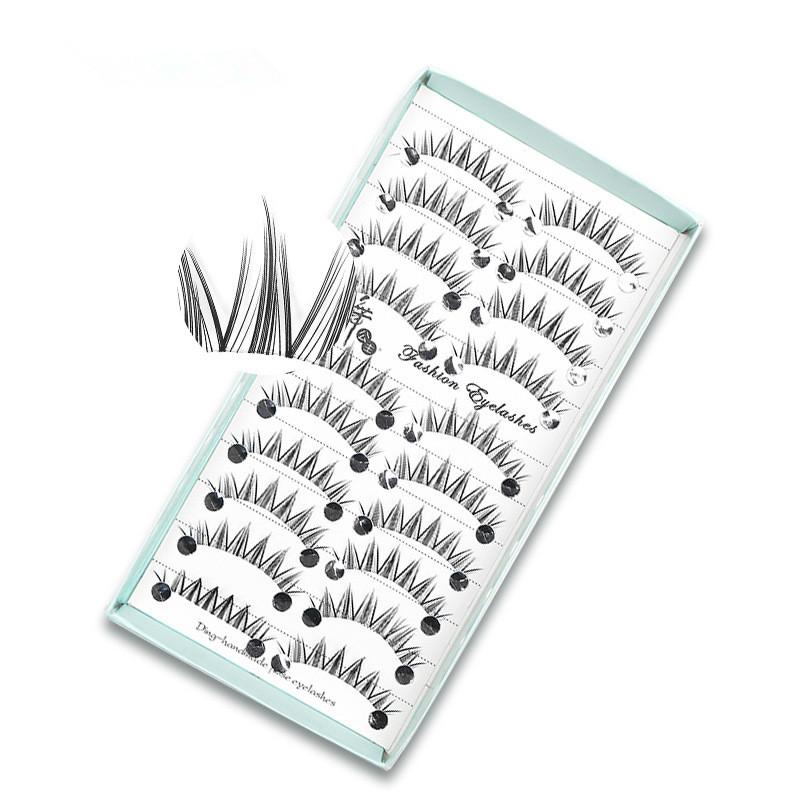 10 Pairs Natural Long Wispy Ca - Eyelash Extension Cat Eye recension och pris