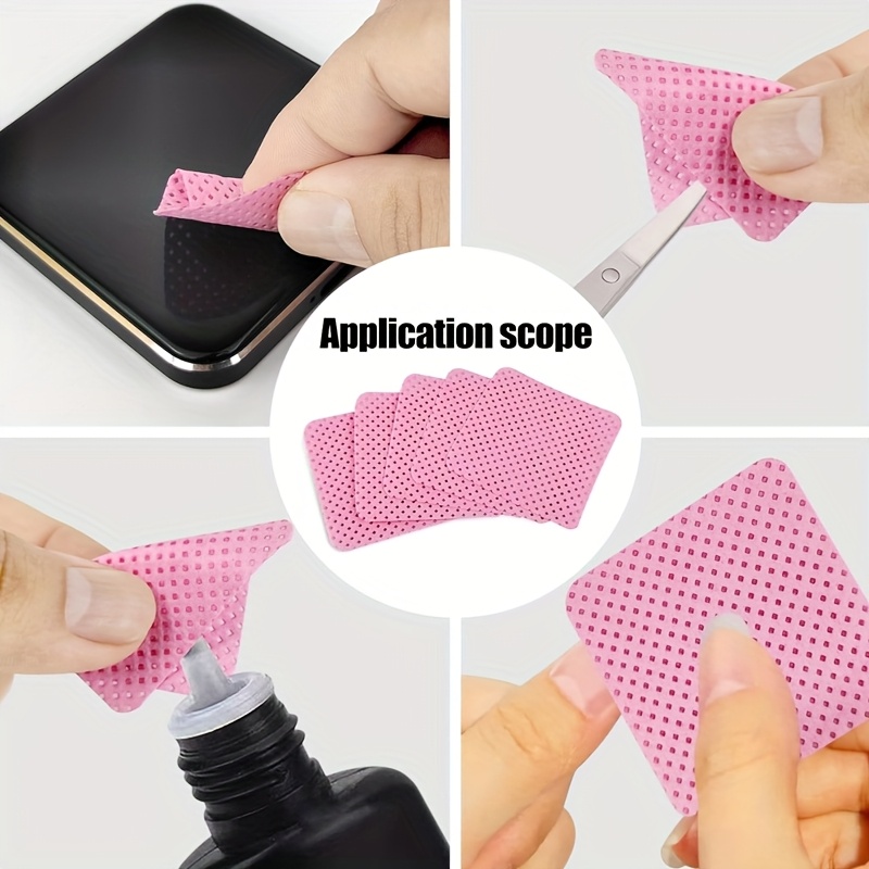50/100/200pcs Lint-Free Nail W - Eyelash Extension Gel Remover recension och pris