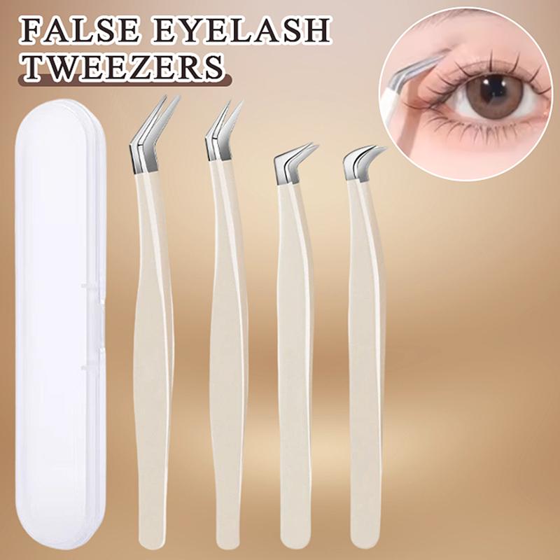 ●False Eyelash Tweezers With S - Eyelash Extension Home Service recension och pris
