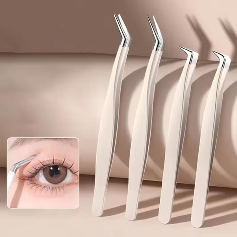 ●False Eyelash Tweezers With S - Eyelash Extension Home Service recension och pris